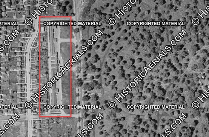 Mayflower Motel - 1957 Aerial (newer photo)